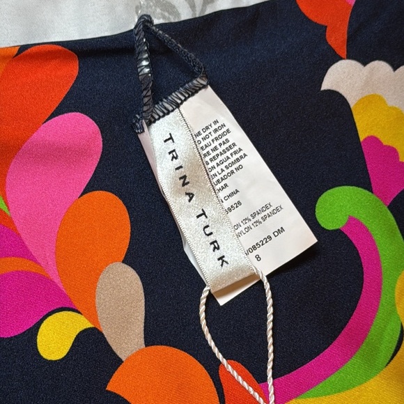 Trina Turk Women's Poolside High Waisted Bikini Bottom Only Size 8 - Picture 6 of 10